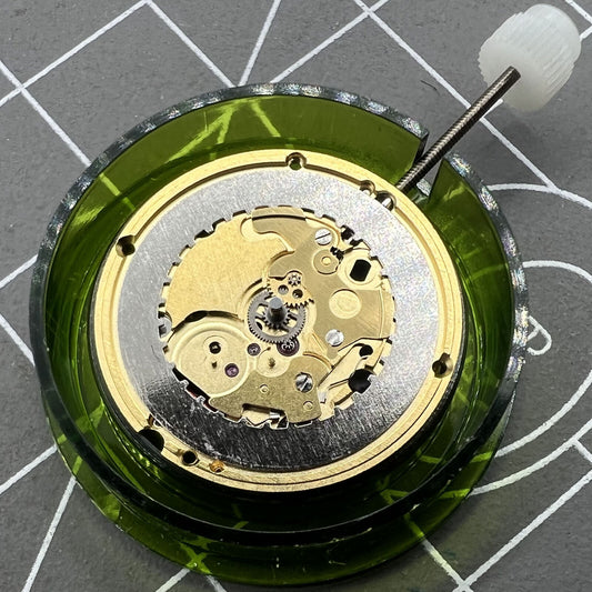 ETA 256.111 quartz watch movement by ETA, V8 replacement without dial for watch repair.
