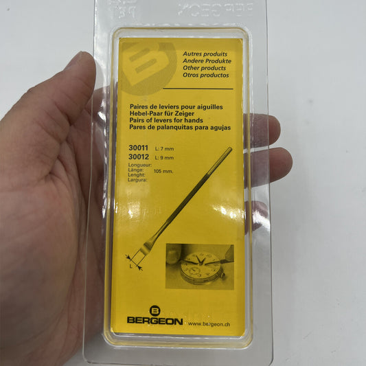 Bergeon 30019 fine watch hand levers for precise watch repair and adjustment
