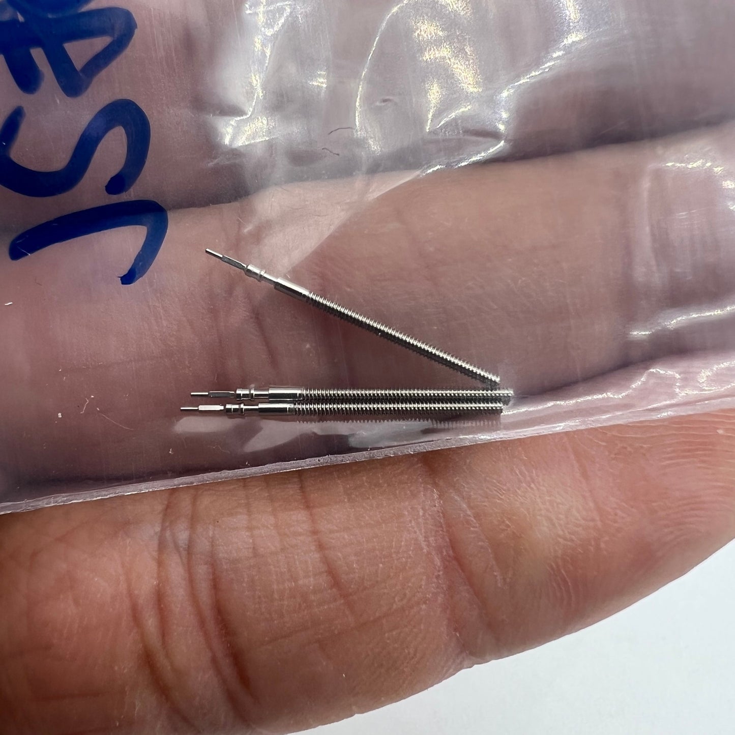Replacement watch winding stem for Miyota JS00 JS20 movement, compatible watch part.