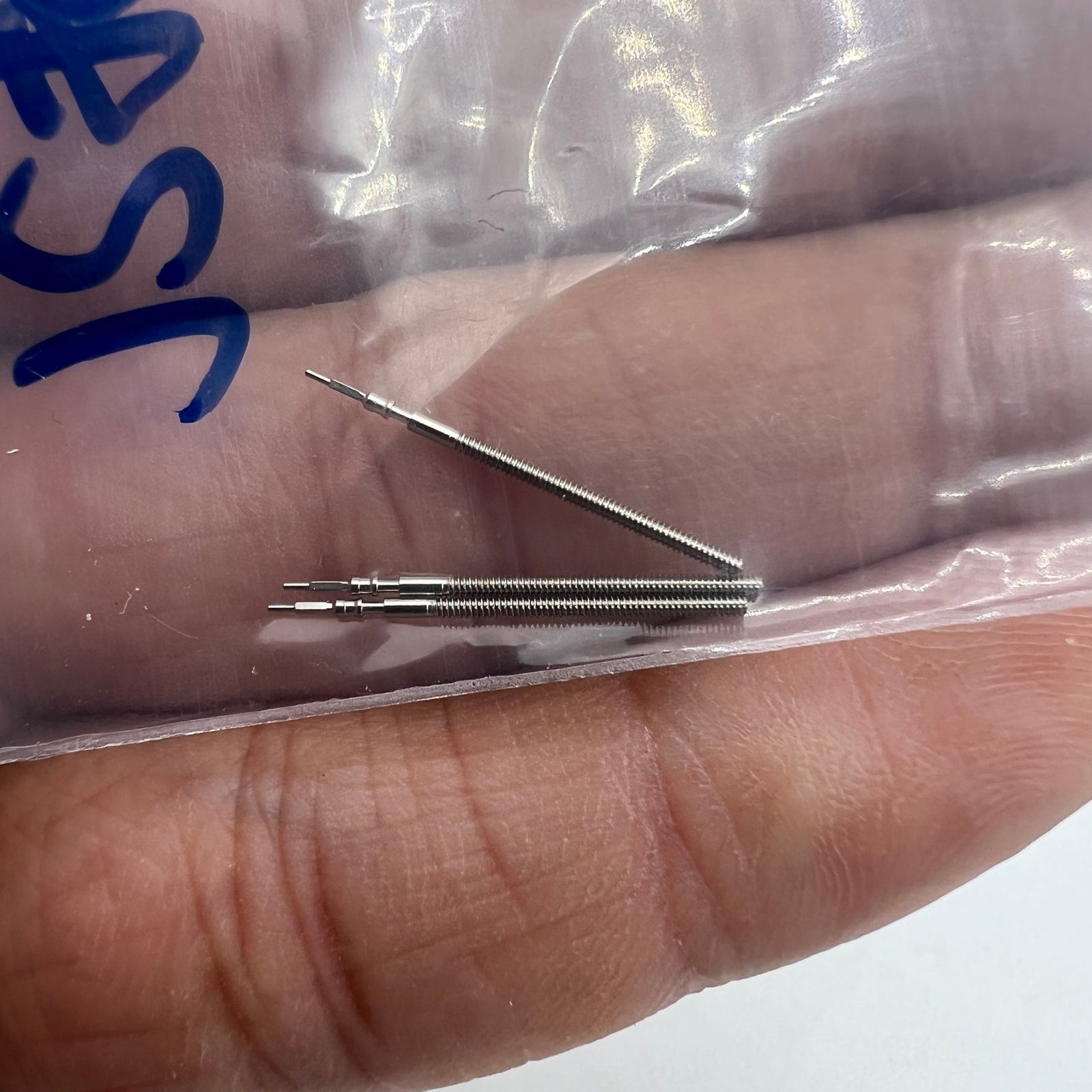 Replacement watch winding stem for Miyota JS00 JS20 movement, compatible watch part.