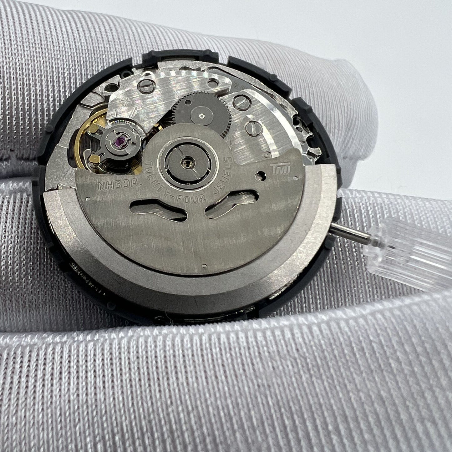 Seiko SII NH39A automatic watch movement, Japan made, ideal for precise repairs and upgrades.