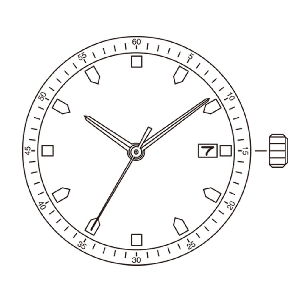 Miyota / Citizen 8215 Golden Plated Japan Automatic Mechanical Movement