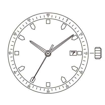 Miyota / Citizen 8215 Golden Plated Japan Automatic Mechanical Movement