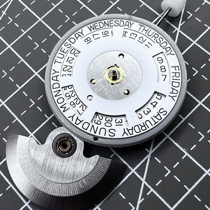 Mouvement automatique Seagull 2834-2, jour et date, remplace le mouvement ETA2834-2