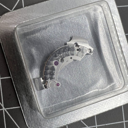 Silver upper bridge splint for ETA2892A2 2892A watch movement, compatible with multiple brands, durable replacement part.