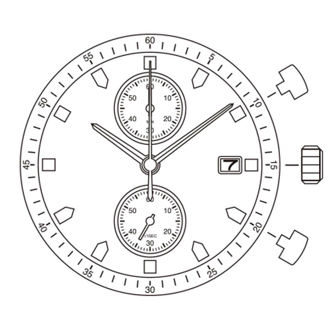 Miyota 0S11 Japan Quartz Movement