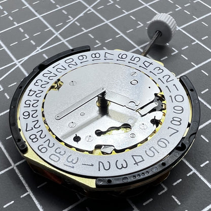 Multifunktionale Armbanduhr mit 6 Zeigern und Schweizer Ronda 3540D Quarzuhrwerk f�r pr�zise Zeitmessung.