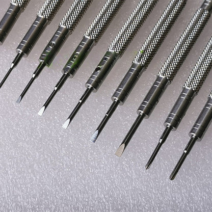 China Made Individual Drum Barrel Watch Slotted Screwdriver 0.6mm~2.0mm Repair