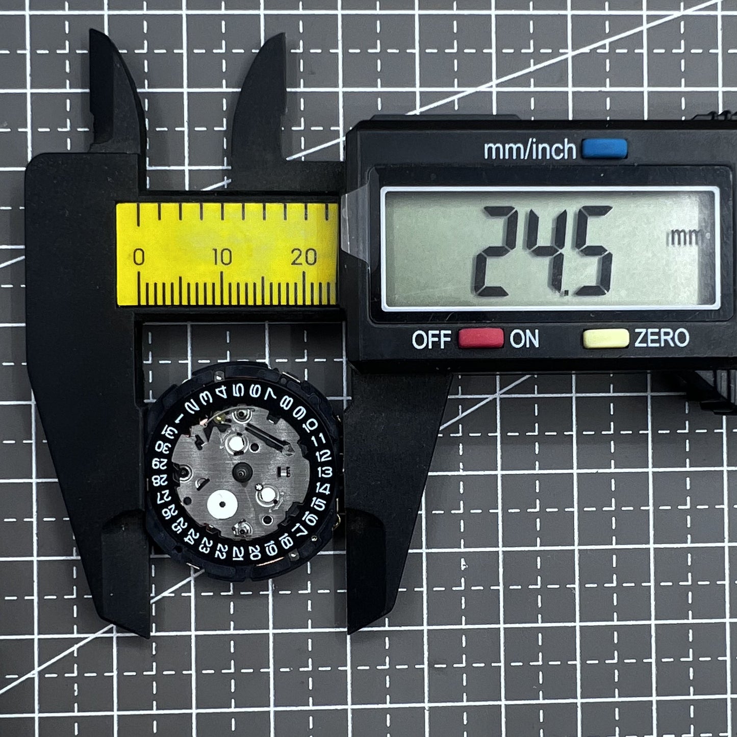 Seiko Japan 5T82A quartz movement for precise timekeeping in watch accessories.