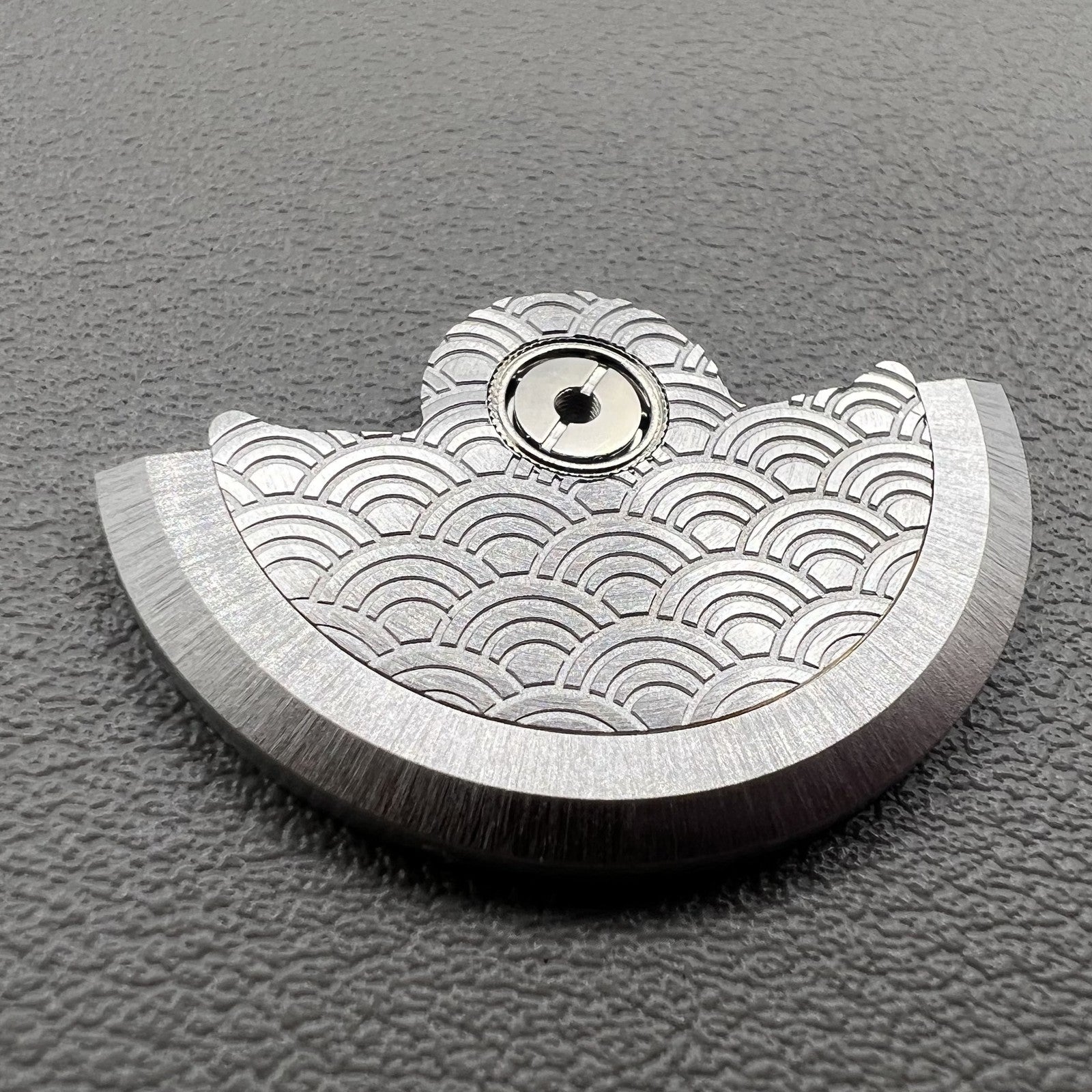 Silberner Rotor Waved brand for NH34 NH35 NH36 NH38 watch movements, oscillating rotor accessory