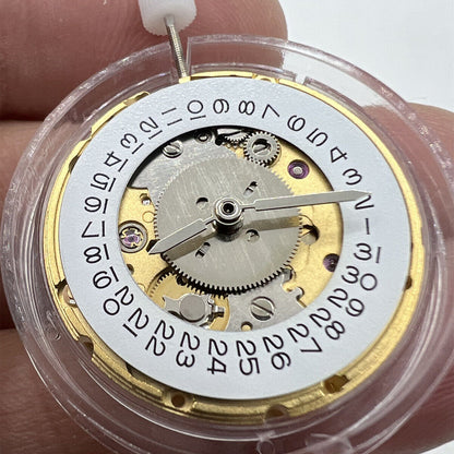 Hangzhou HZ6460 mechanical watch movement with date at 3 o'clock, ETA2836 replacement part.