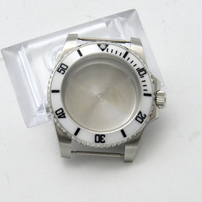 Montre de yacht automatique 40 mm GMT, boîtier compatible avec le mouvement NH35/36, verre saphir