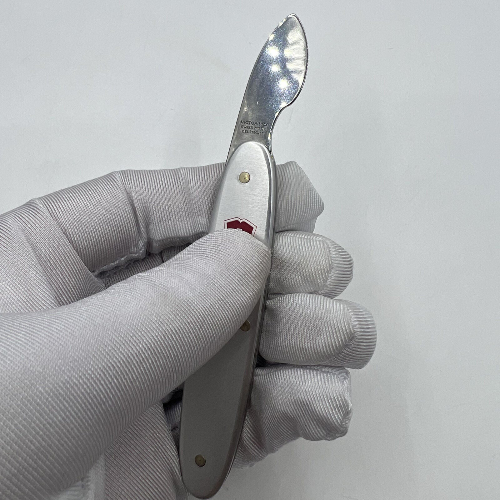 Swiss Made Horotec MSA07.001 watch case opener with durable aluminum handle for precise accessory maintenance and repair.