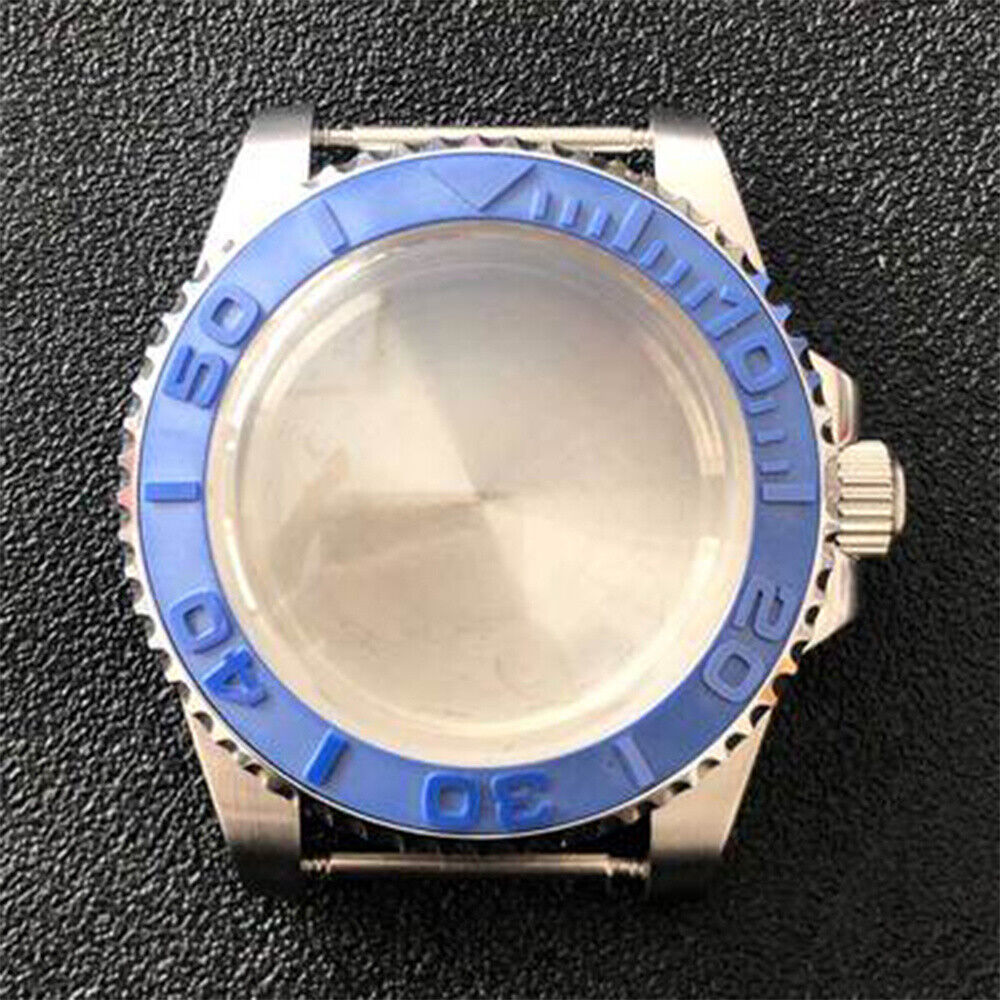 316L Edelstahl Uhrengehäuse SUB Convex Saphirglas 40mm Für NH35/NH36 
