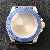 316L Stainless Steel Watch Case SUB Convex Sapphire Glass 40mm For NH35/NH36