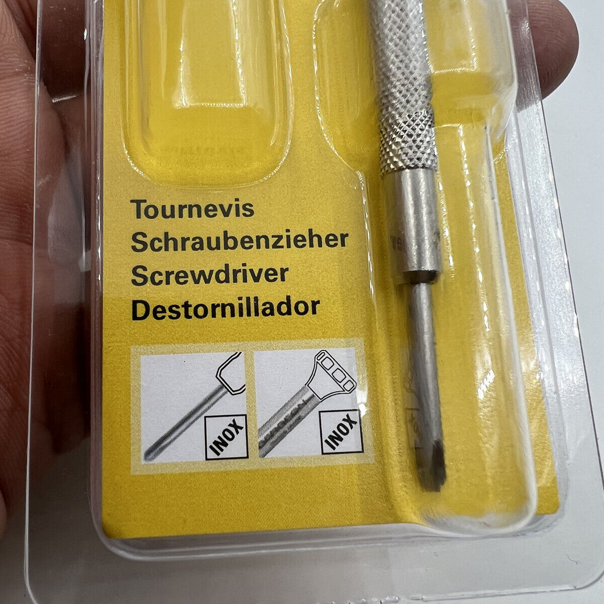 Bergeon 30081-C-250 ergonomic Phillips 2.50mm screwdriver for precise watch repairs