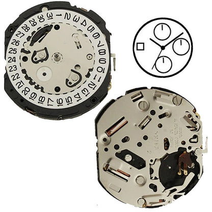 Hattori Epson TMI YM15 YM15A Watch Quartz Movement Japan Made