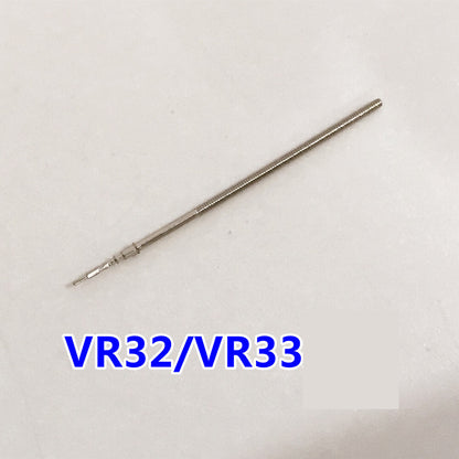 Replacement winding stem for Epson VR33, VR32, VR34, VR3G quartz watch movements, precise fit.
