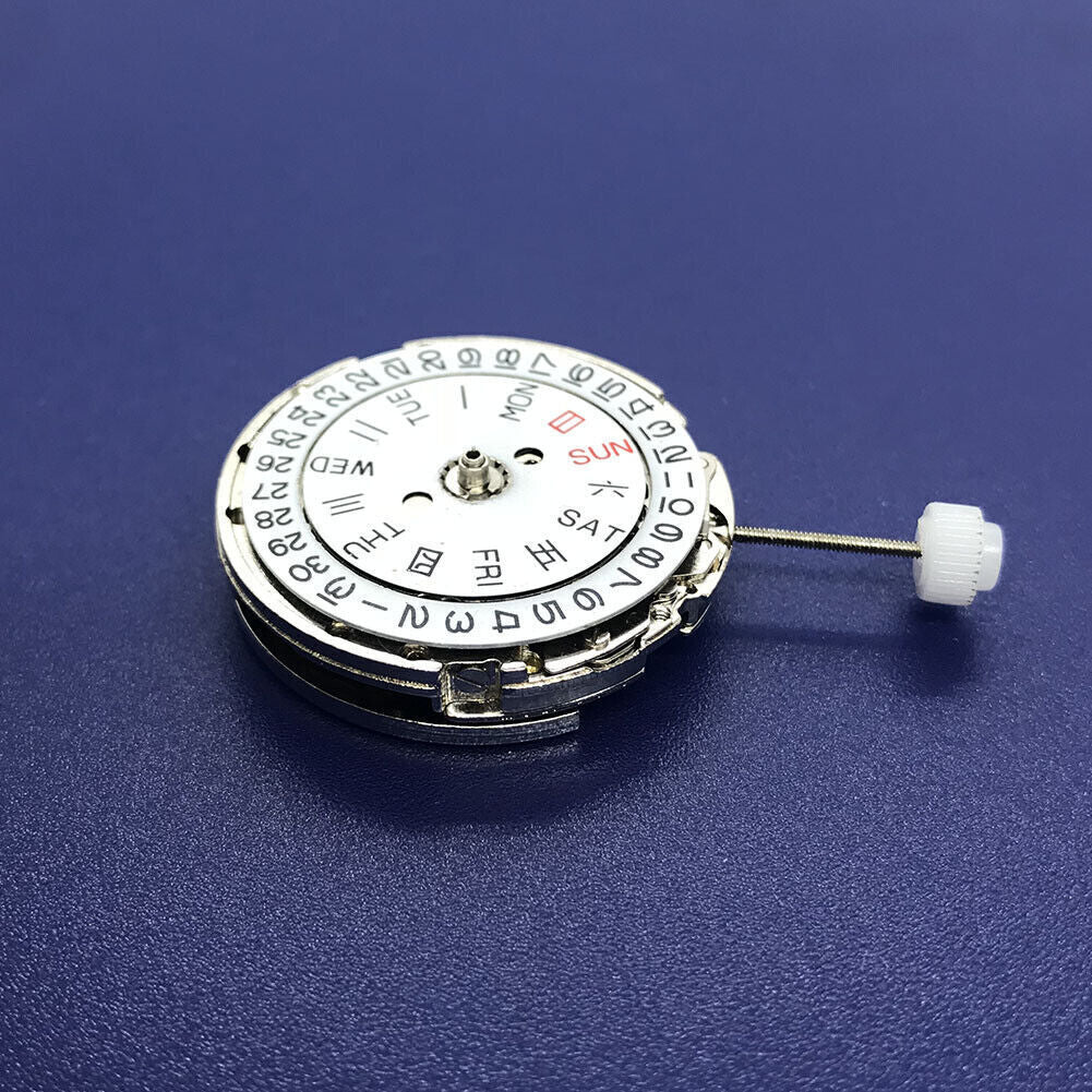 DG2813 automatic watch movement showing day-date function, perfect 8200/8205 replacement for watch repairs.