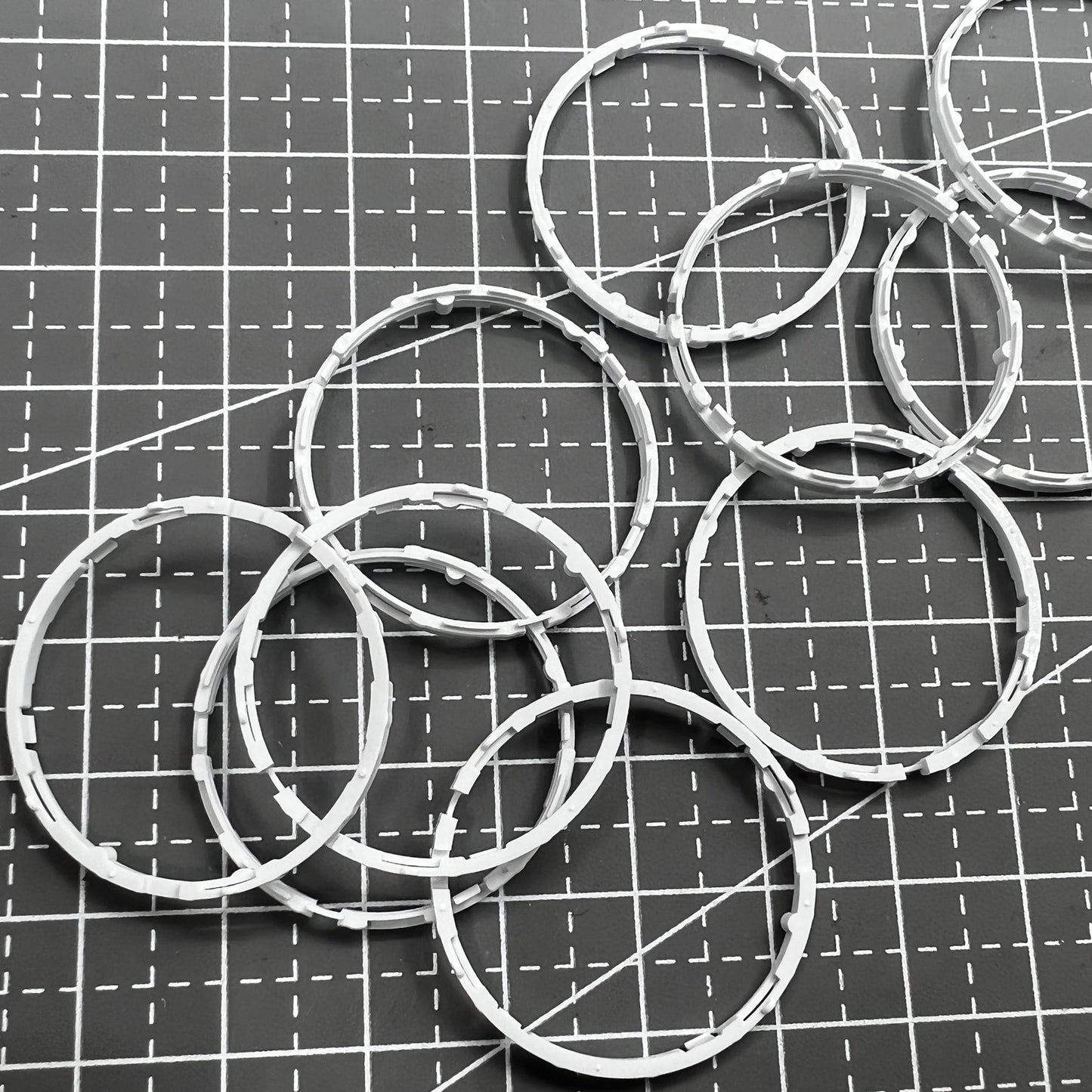 5 PIECES Watch Case Movement Cushion Mount Spacer Ring Generic for Miyota 9015