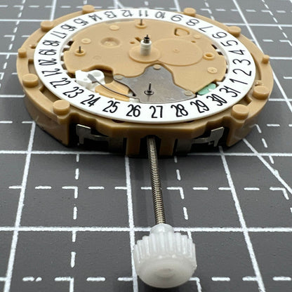Quartz Movement Sunon PE60 Quartz Watch Movement 3 Hands With Date@6