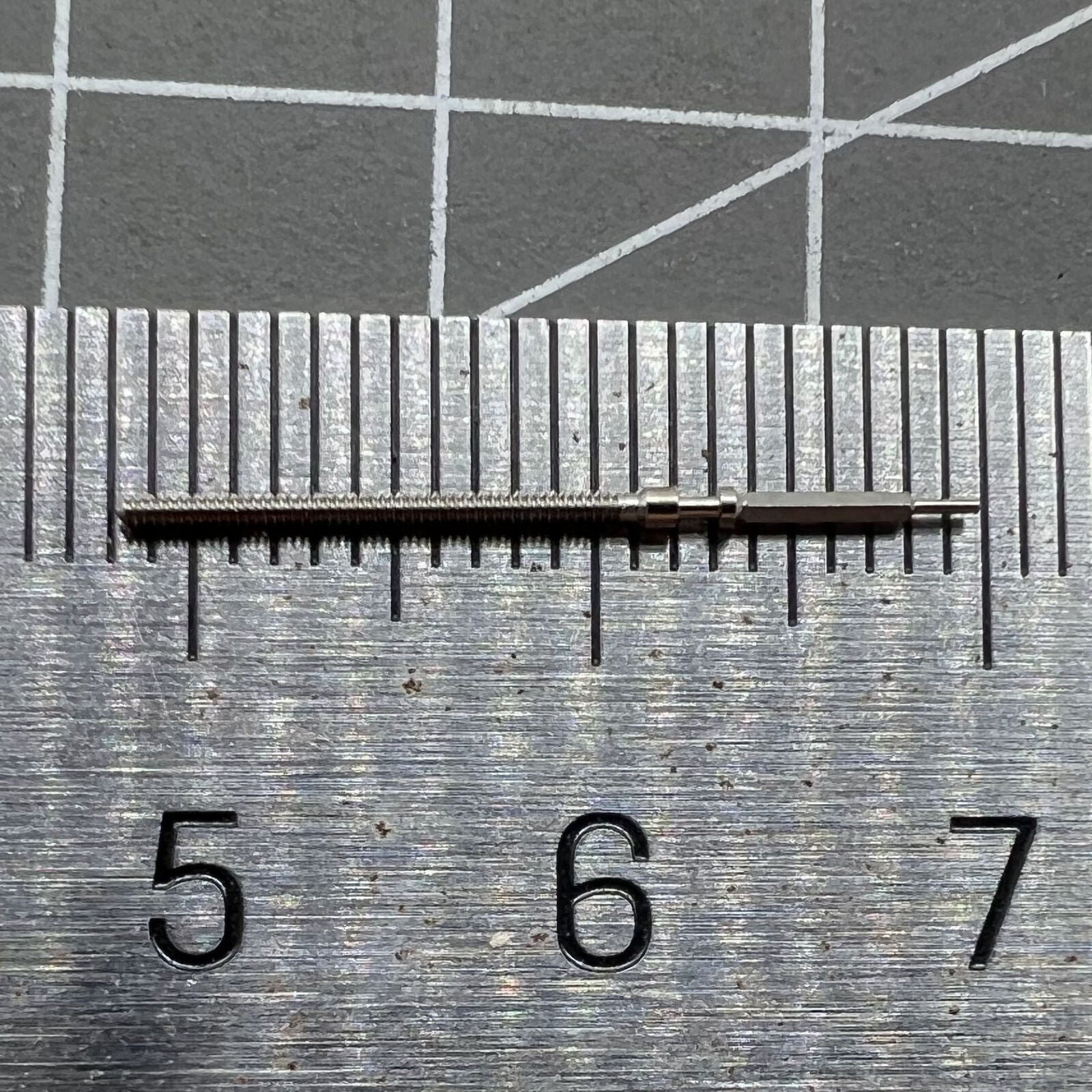 Generic watch winding stem for Hangzhou 2189 skeleton movement, ensuring precise time adjustment and durability.