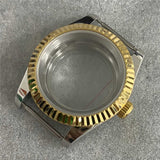 39MM Transparent Bottom Watch Case Sapphire Glass Watch Case for NH35/NH36/4R