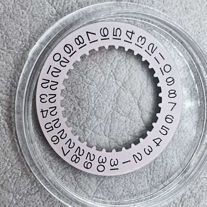 Graue Datumsscheibe Austausch Rad Datum Rad Universell für RLX 3135 Uhrwerk