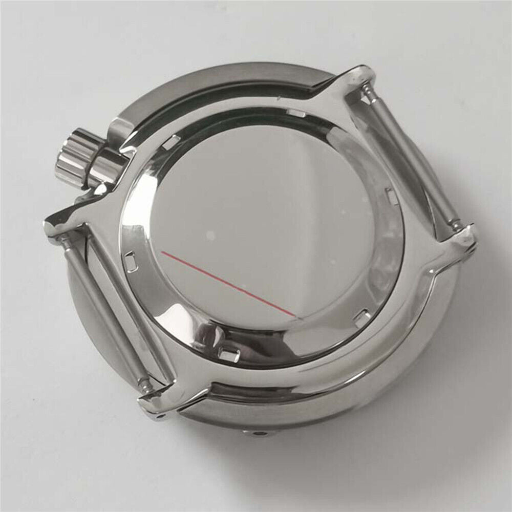 45MM stainless steel watch case with mineral glass, compatible with NH35/36 movements, durable and stylish accessory from.