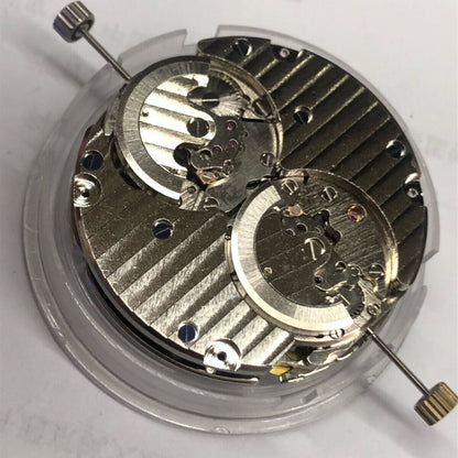 Tianjin Seagull ST6 automatic movement with dual watch stems, precision Chinese craftsmanship.
