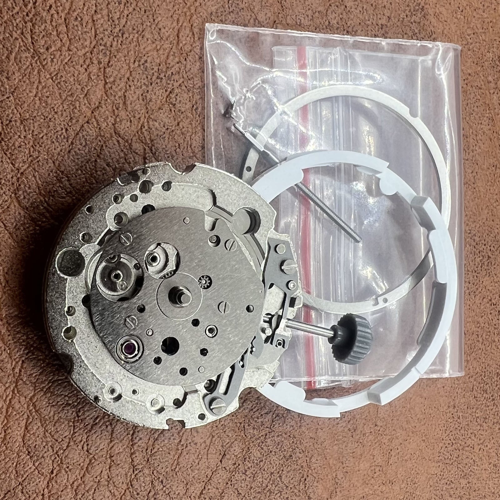 Miyota 8245 automatic mechanical watch movement with small seconds, precision timekeeping by Miyota.