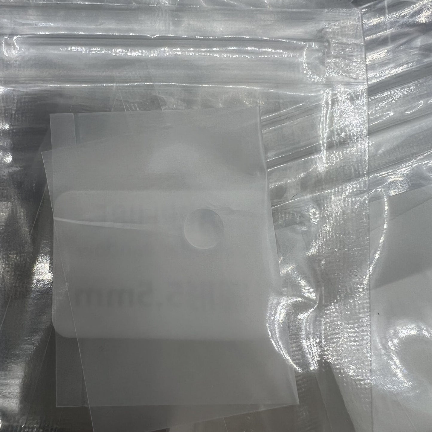 5.5mm round sapphire glass magnifier lens for watch date window with clear, durable design.