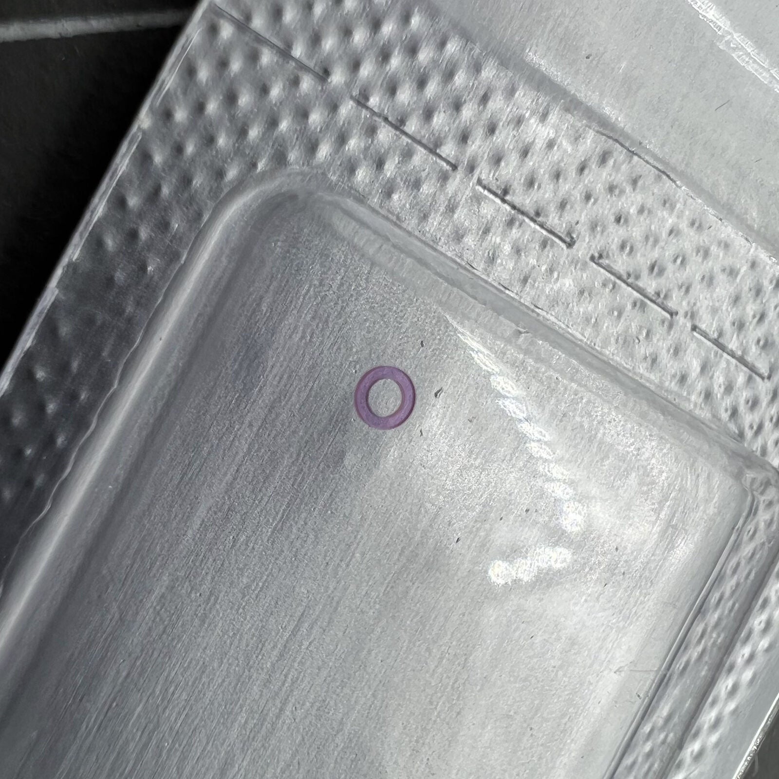 Center jewel hole ring on Main Wheel Bridge for Miyota 8200 8215 watch movement, generic replacement part.