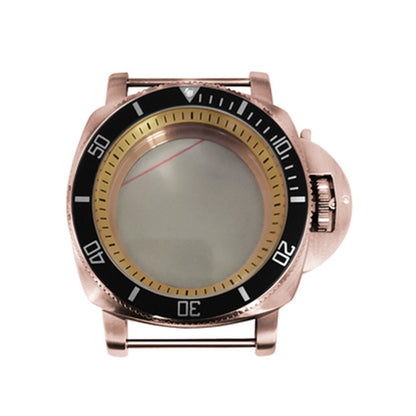 42mm Stainless Steel PVD Rose Goden Watch Case for NH35/NH36/4R/7S Movement