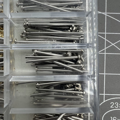 Assortiment de vis pour bracelet de montre, tube, goupille de friction, fermoir, bracelet, rivet, extrémité