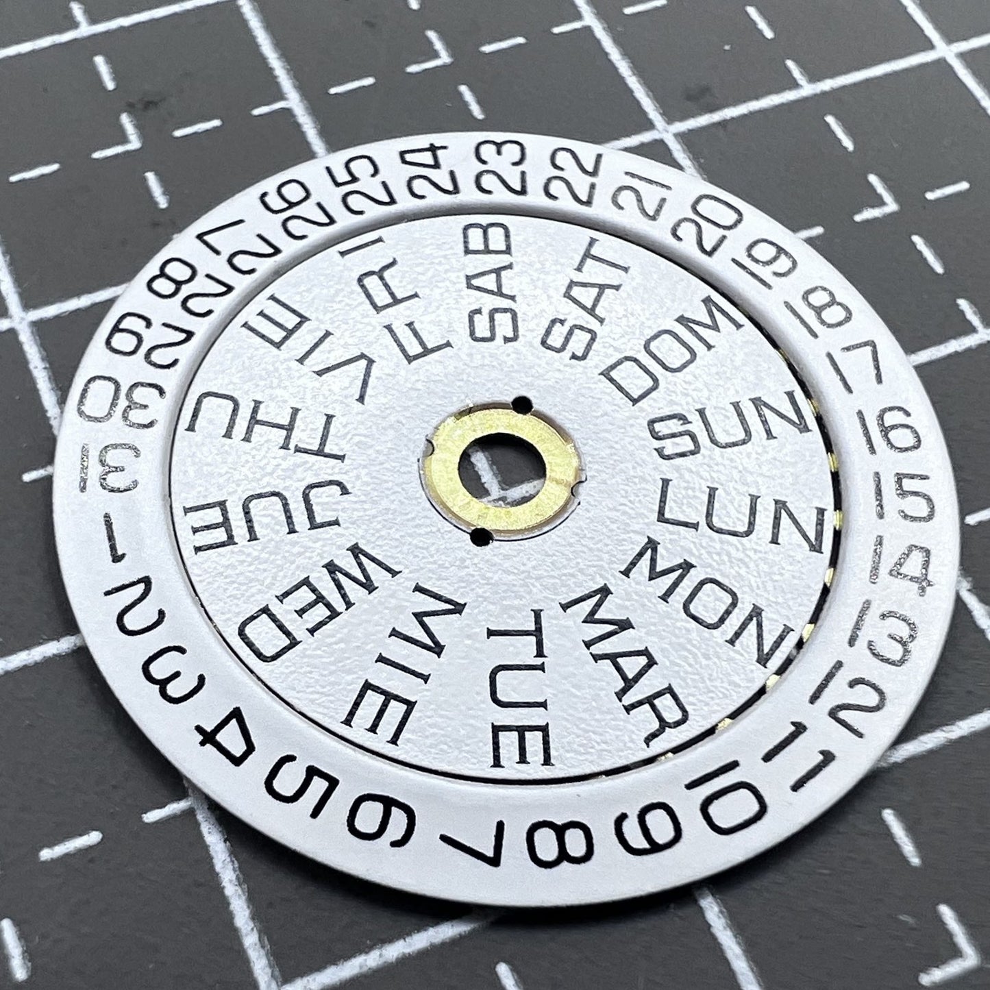 Datum Wochenscheibe Rad Datum Rad für ETA 2846 2836 Uhrwerk 2846-1111