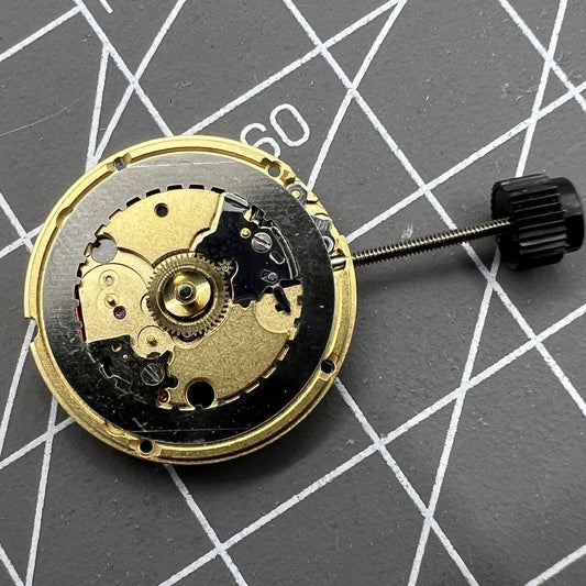Swiss Made ETA 956.032 quartz watch movement with 2 hands, precise Swiss craftsmanship by ETA.