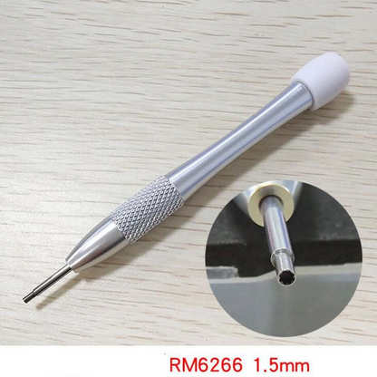 Precision Richard Mille watch screwdriver for strap, bezel, and movement adjustments.