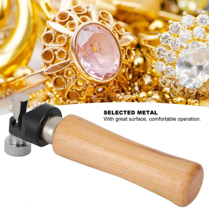 Kit d'outils de fixation de bagues diamantées avec micro-inserts et porte-bague incrusté