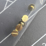 Generic Golden Screws for Rotor Oscillating Weight Fit For Miyota 8200 Movement