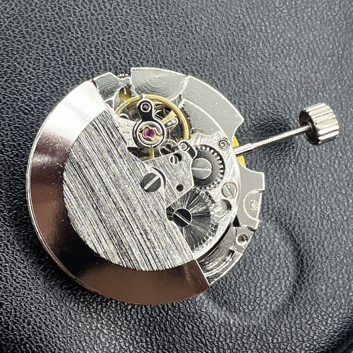 Tianjin Seagull ST6 automatic watch mechanism highlighting precise mechanical movement.
