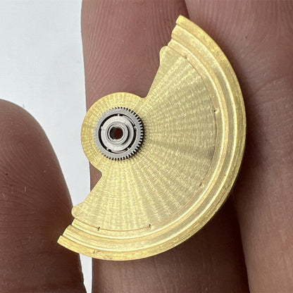 Golden Line Wave carved rotor oscillating weight by Golden Line, designed for Miyota NH35 NH36 watch movements to improve winding efficiency.