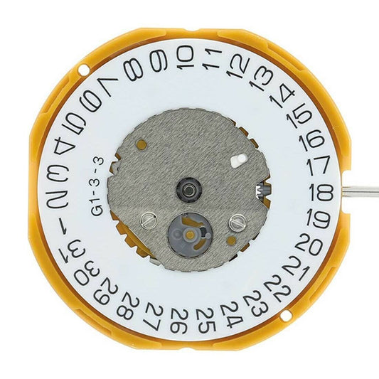 Miyota GM15 Japan Quartz Movement Date at 6