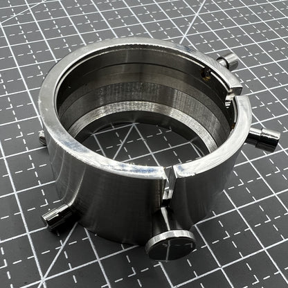 Chromium-plated ETA 7750 movement holder by Generic, secure watch repair accessory