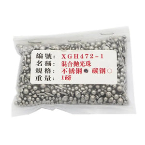 1LB Carbon Steel Mixed Jewelry Polishing Beads for Jewelry Tumbling Polish Tool