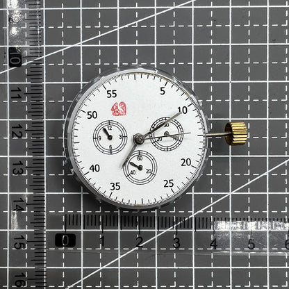 Automatisches Chronographenwerk ETA 7753 mit Anzeige bei 3 6 9 Uhr Position