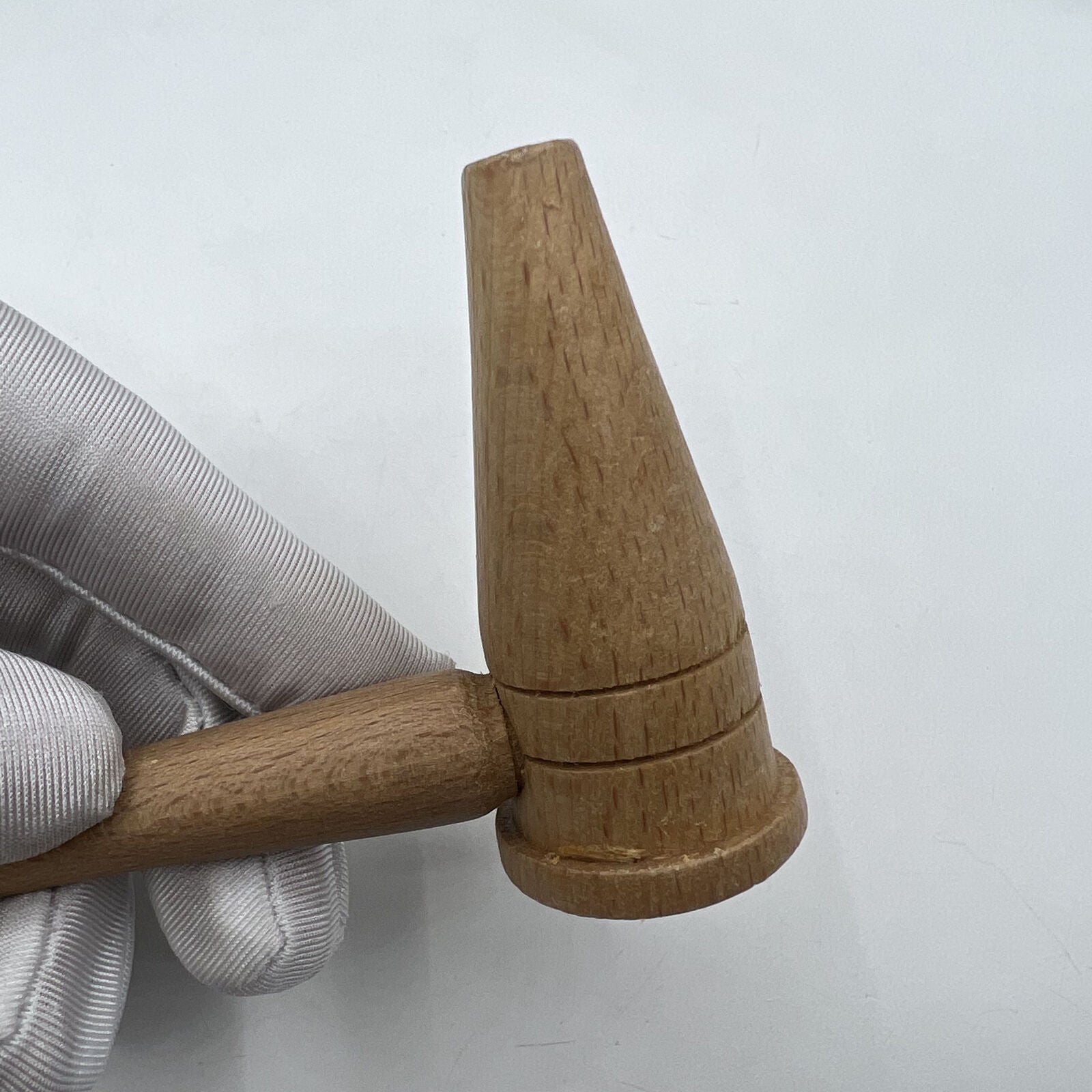 Bergeon 1447 boxwood mallet hammer by Swiss Made for precise watch bracelet pin repairs and adjustments