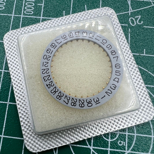 Wholesale lot of Omega 1020 1030 date disk wheels, original parts for watch movement repair.