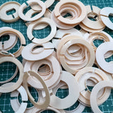 AC-676 Set of 54 PIECES 27 Ligne Sizes Movement Case Spacer Casing Ring Holder