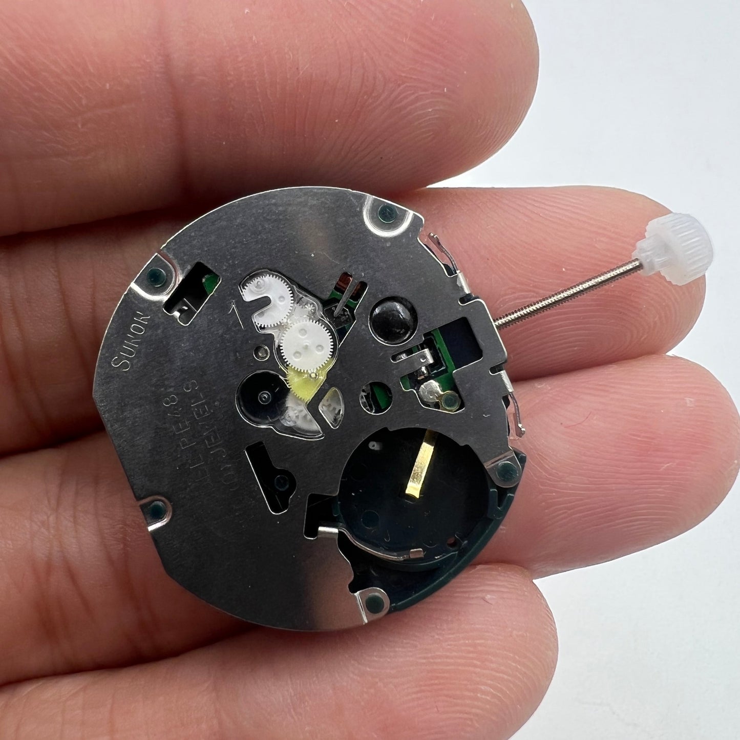 Sunon 2 Hand Quartz Watch Movement PE48 Date At 3 Small Second At 6